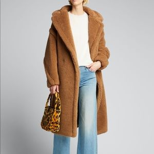 SOLD Max Mara camel hair blend Teddy coat